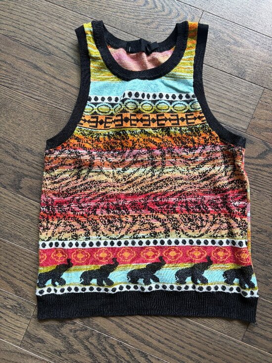 Desigual Tops - Desigual Printed Vest